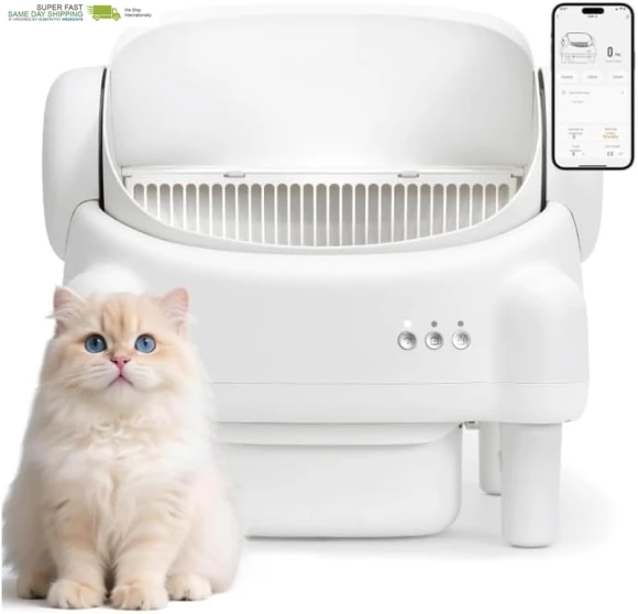 Automatic Litter Box — Self-Cleaning Litter Box, PARUUNTYS