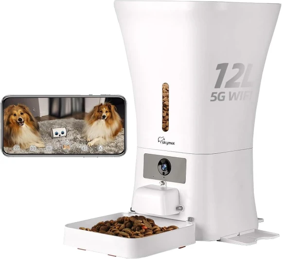 Automatic Pet Feeder with Camera and Treat Dispenser — Automatic Pet Feeder, SKYMEE