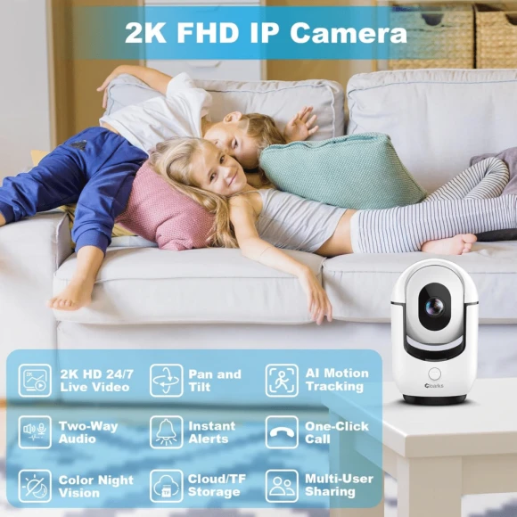 Pan/Tilt Security Camera — Security Camera, Cloarks