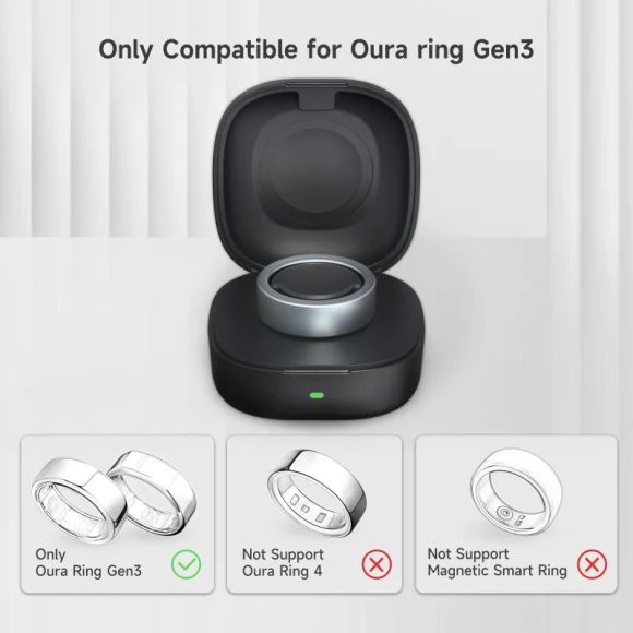 Portable Travel Charging Box for Smart Ring, Vodi Mosa