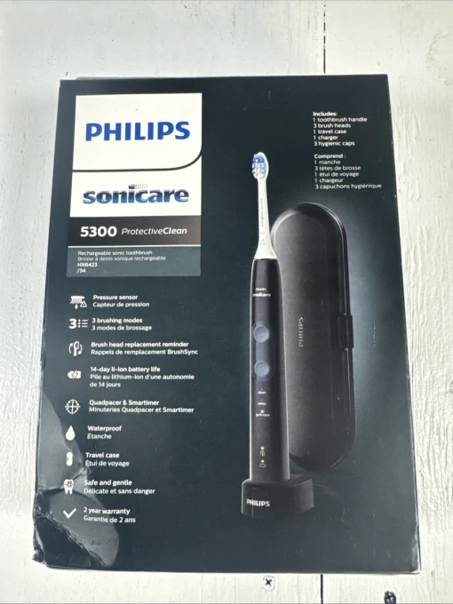 Rechargeable Electric Toothbrush with Pressure Sensor — Electric Toothbrush, Philips