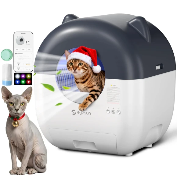 Self Cleaning Litter Box — Self-Cleaning Litter Box, EYESUN