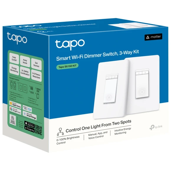 Smart 3 Way Dimmer Switch Kit — Smart Switch, Tapo