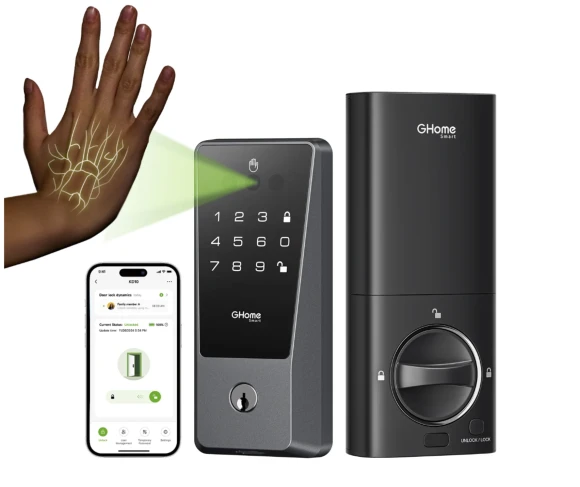 Smart Deadbolt Front Door Lock, GHome Smart