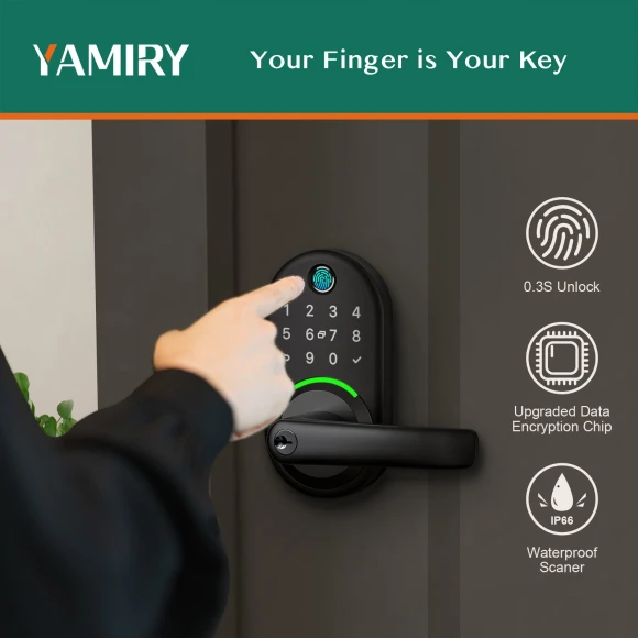 Smart Door Handle Lock with Keypad — Smart Lock, Yamiry