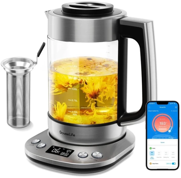 Smart Electric Kettle with Tea Infuser — Electric Kettle, GoveeLife