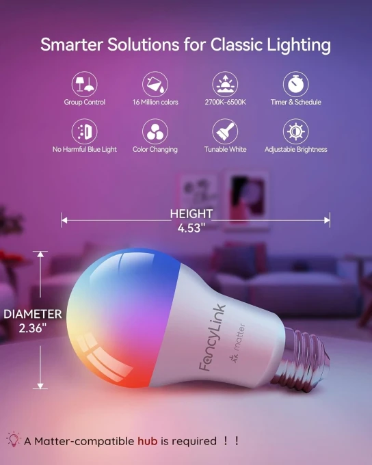 Smart Light Bulb — Smart Light Bulb, Fancylink