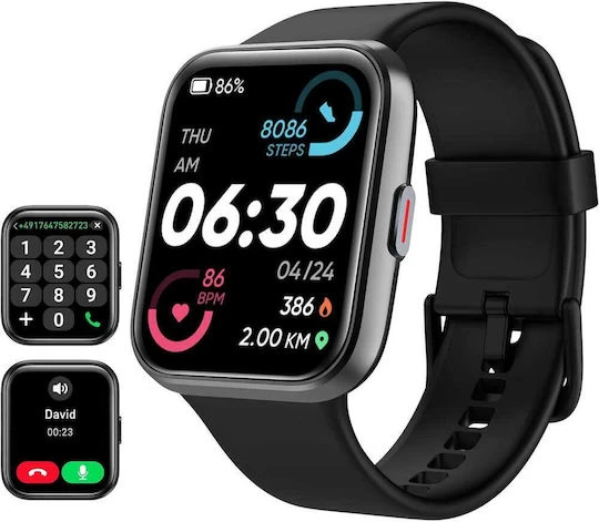 Smart Watch with Alexa, Fitness Tracker, Waterproof Health Monitor — Smart Watch, Tensky