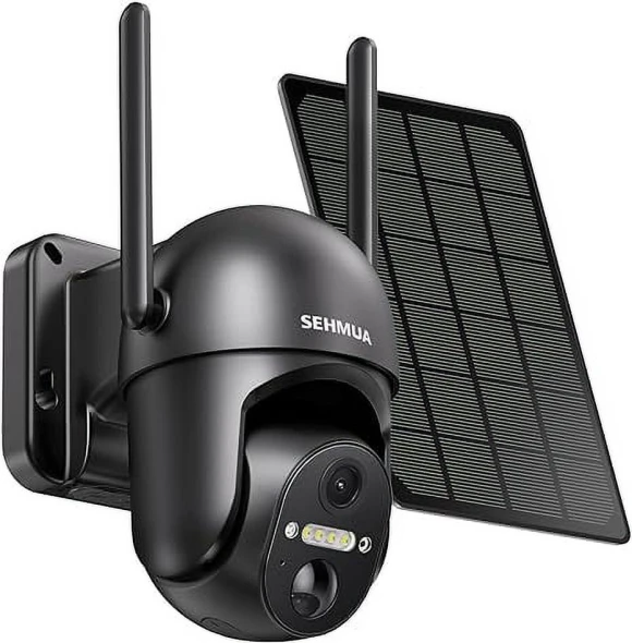 Solar Security Camera Wireless Outdoor — Security Camera, SEHMUA
