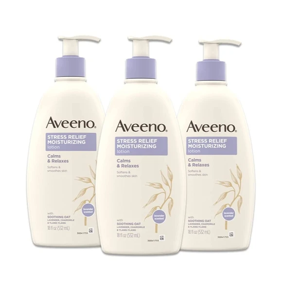 Stress Relief Moisturizing Body Lotion, Aveeno