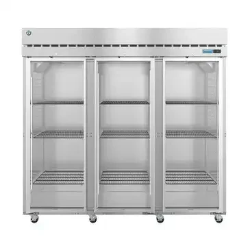 Three Section Commercial Glass Door Refrigerator, Hoshizaki