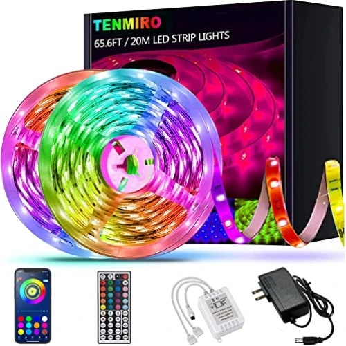 Ultra Long RGB Color Changing LED Light Strips Kit — LED Strip Lights, Tenmiro