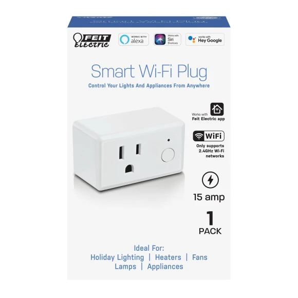 WiFi Smart Outlet Plug — Smart Plug, Feit Electric