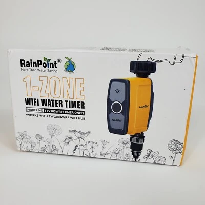 WiFi Water Timer, Smart Hose Timer for Garden Hose, WiFi Irrigation Controller, Smart Sprinkler System Valve — Irrigation System, RainPoint