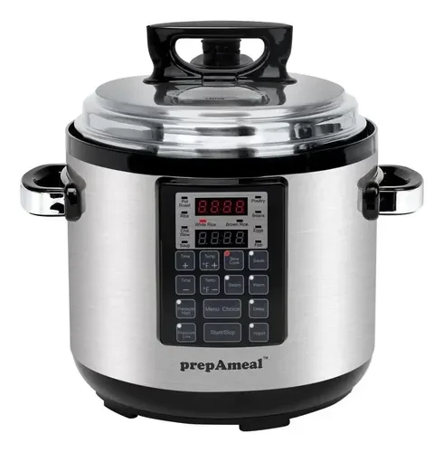 9-in-1 Electric Pressure Cooker 6QT Multi-Functional Programmable Non-Stick Pot — Multicooker, prepAmeal