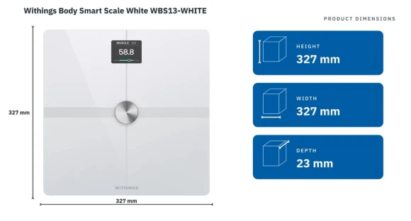 Accurate Scale for Body Weight and Fat Percentage — Smart Scale, Withings