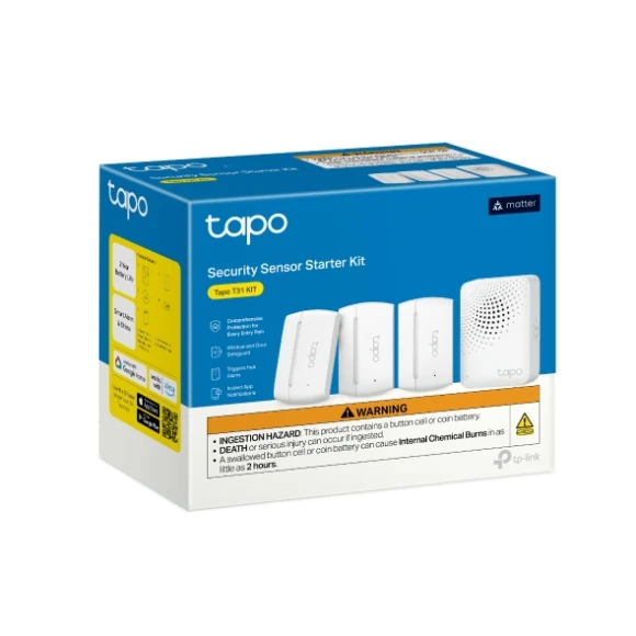Door Sensor Starter Kit, Tapo