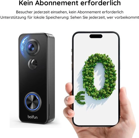 Doorbell Camera Wireless — Video Doorbell, BOIFUN