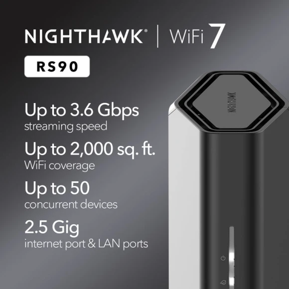 Dual-Band WiFi 7 Router, NETGEAR