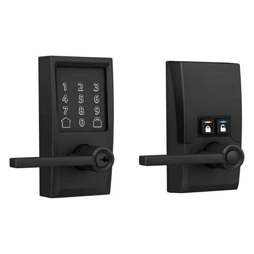 Encode Century WiFi Latitude Lever Smart Keyless Entry Touchscreen Door Lock — Smart Lock, SCHLAGE