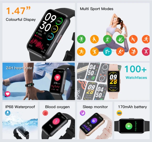 Fitness Tracker Smart Band — Fitness Tracker, USMECBL