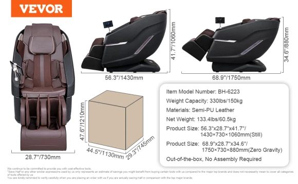Full Body Massage Chair — Massage Chairs, VEVOR