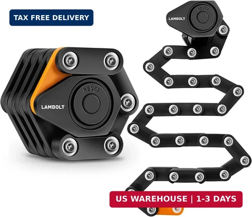 Heavy Duty Anti-Theft Folding Combination Lock, Lambolt