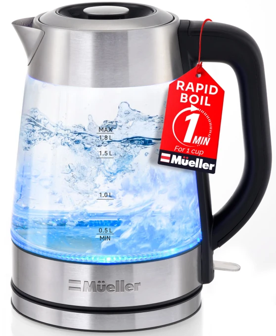 Rapid Boil Electric Tea Kettle — Electric Kettle, Mueller