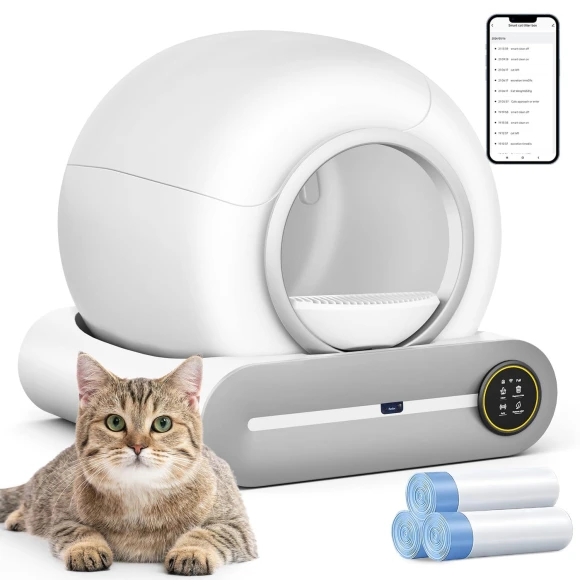 Self Cleaning Cat Litter Box — Self-Cleaning Litter Box, SUANPOT