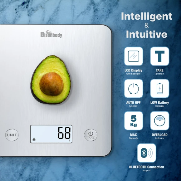 Smart Food Scale for Meal Prep — Smart Scale, Bisonbody