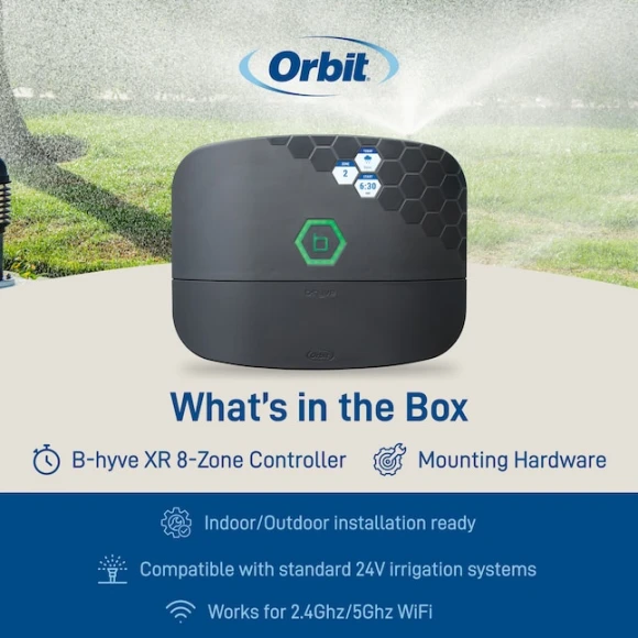 Smart Indoor/Outdoor Sprinkler Controller — Irrigation System, Orbit