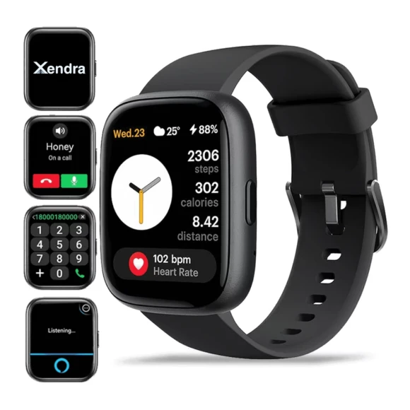 Smart Watch with Alexa Built-in, 1.83" HD Touchscreen Fitness Tracker with Bluetooth Calling — Smart Watch, Cillso
