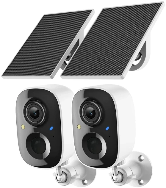 Solar Powered Outdoor Security Camera — Security Camera, Fazoxo