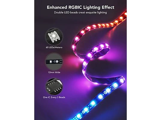TV LED Backlight Strip with Dual Cameras — LED Strip Lights, Govee