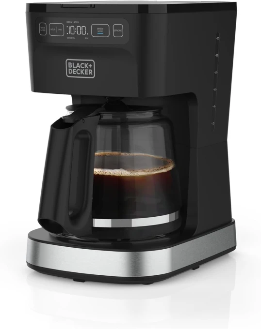 12-Cup Programmable Coffee Maker — Coffee Maker, BLACK+DECKER