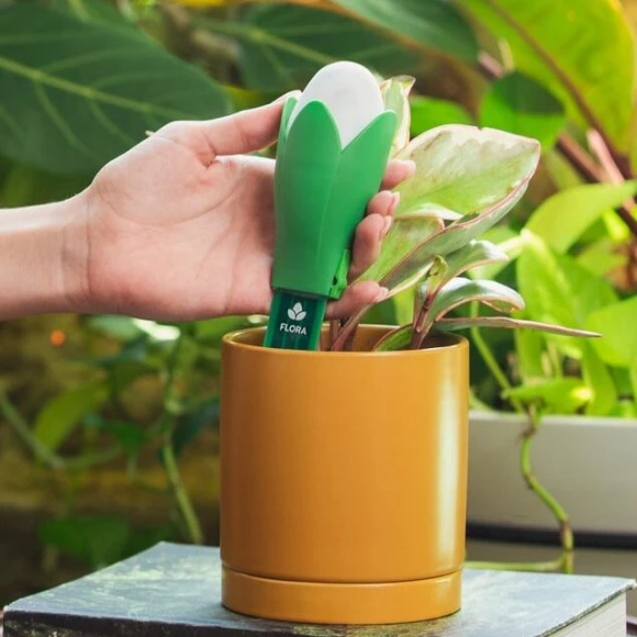 AI-Powered Smart Plant Monitor — Soil Moisture Sensor, Flora
