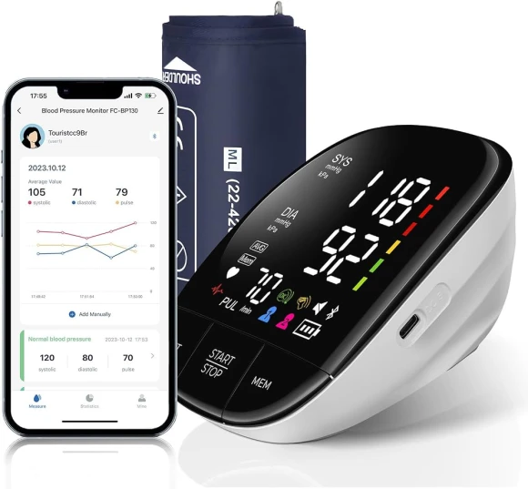 Automatic Blood Pressure Monitor with Large Cuff — Blood Pressure Monitor, huangirl