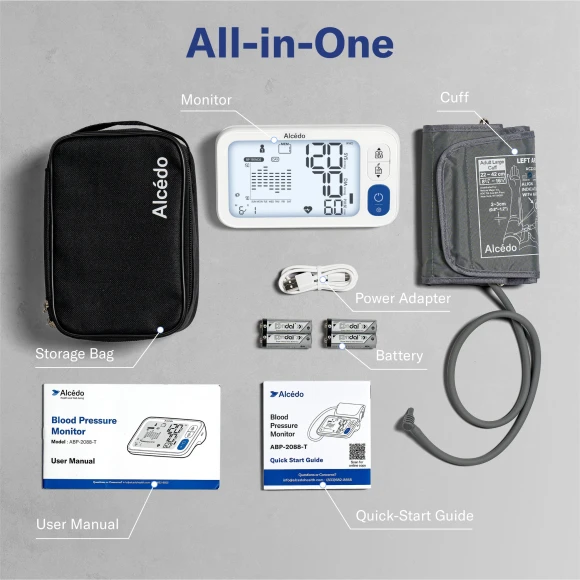 Blood Pressure Monitor for Home Use — Blood Pressure Monitor, Alcedo