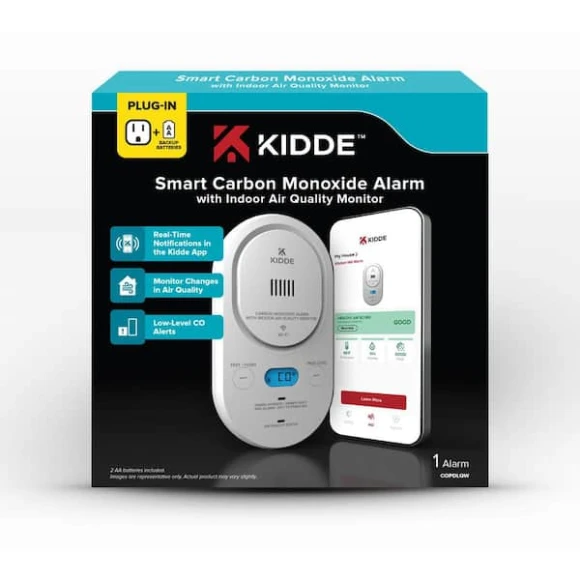 Carbon Monoxide Detector & Indoor Air Quality Monitor — Air Quality Monitor, Kidde