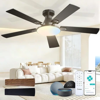 Ceiling Fan with Lights — Smart Fan, Amico