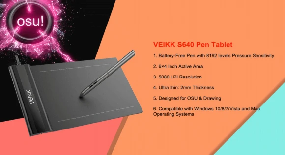 Digital Graphics Tablet — Drawing Tablet, VEIKK