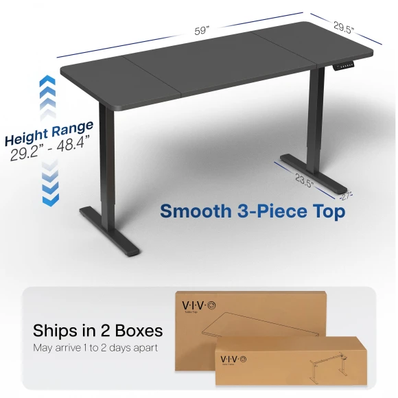 Electric Standing Desk with Memory Height Adjustment — Standing Desk, VIVO