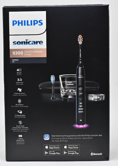Electric Toothbrush with App, Pressure Sensor, Brush Head Detection, 4 Brushing Modes, 3 Intensity Levels — Electric Toothbrush, Philips