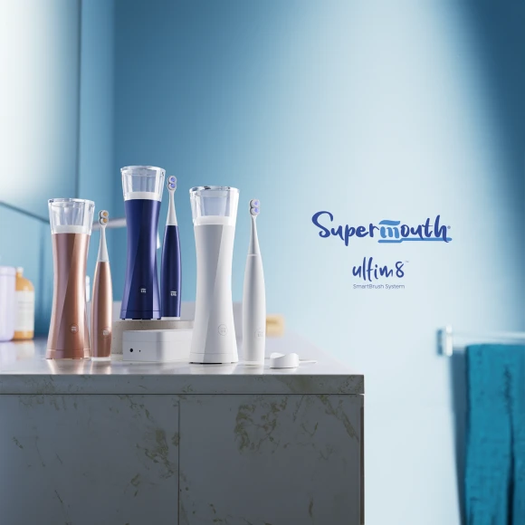 Electric Toothbrush with Dual Sonic Modes and Pressure Sensor — Electric Toothbrush, SuperMouth