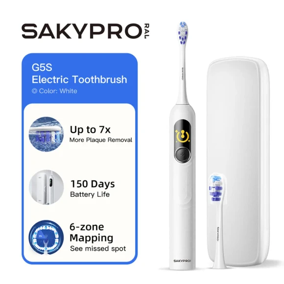 Electric Toothbrush with Smart Display — Electric Toothbrush, SAKYPRORAL