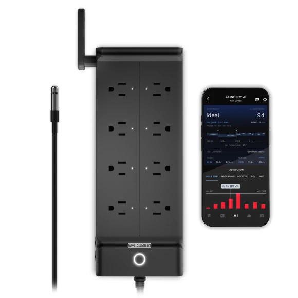 Environment Controller Smart WiFi Power Strip — Smart Thermostat, AC Infinity