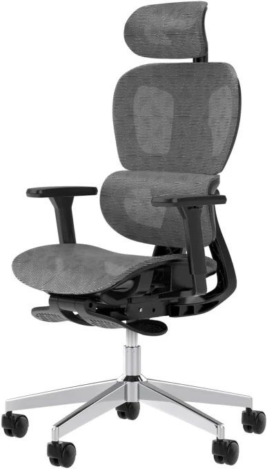 Ergonomic Office Chair with Adjustable Lumbar Support and Seat Depth — Smart Chairs, PatioMage