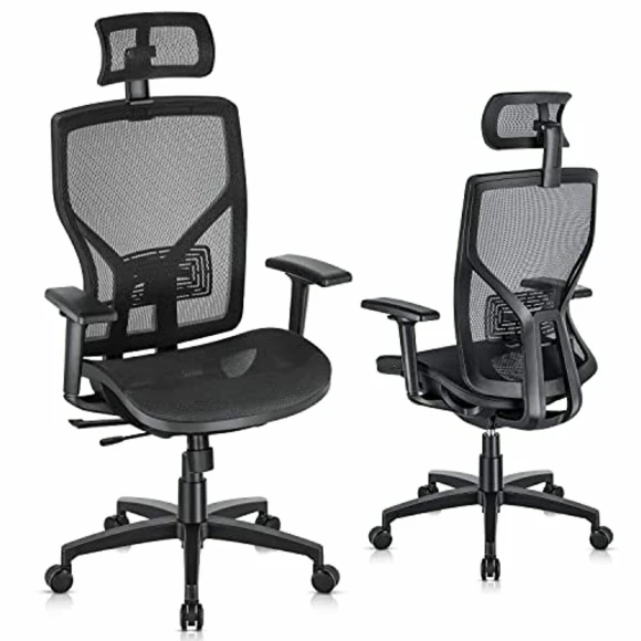 Ergonomic Office Chair with Footrest — Smart Chairs, SUNNOW