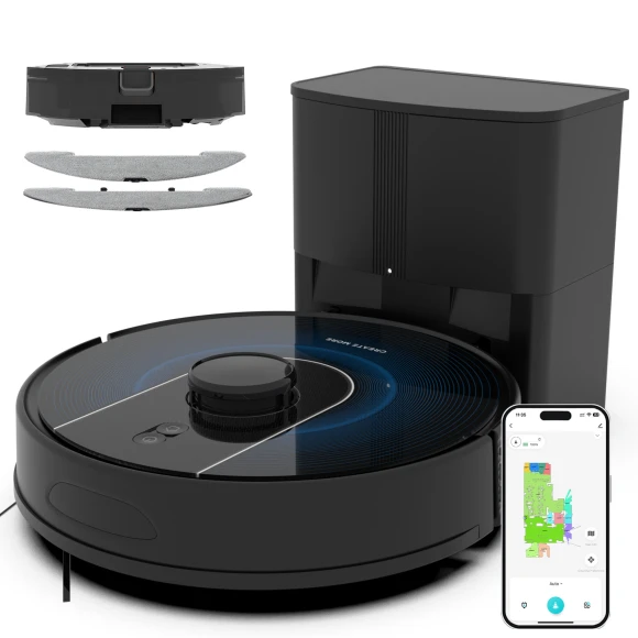 Robot Vacuum and Mop with Self-Emptying Station — Robot Vacuum, Bagotte