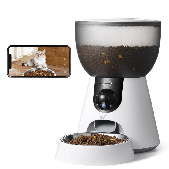 Smart Automatic Pet Feeder with Wide-Angle Camera — Automatic Pet Feeder, iPettie